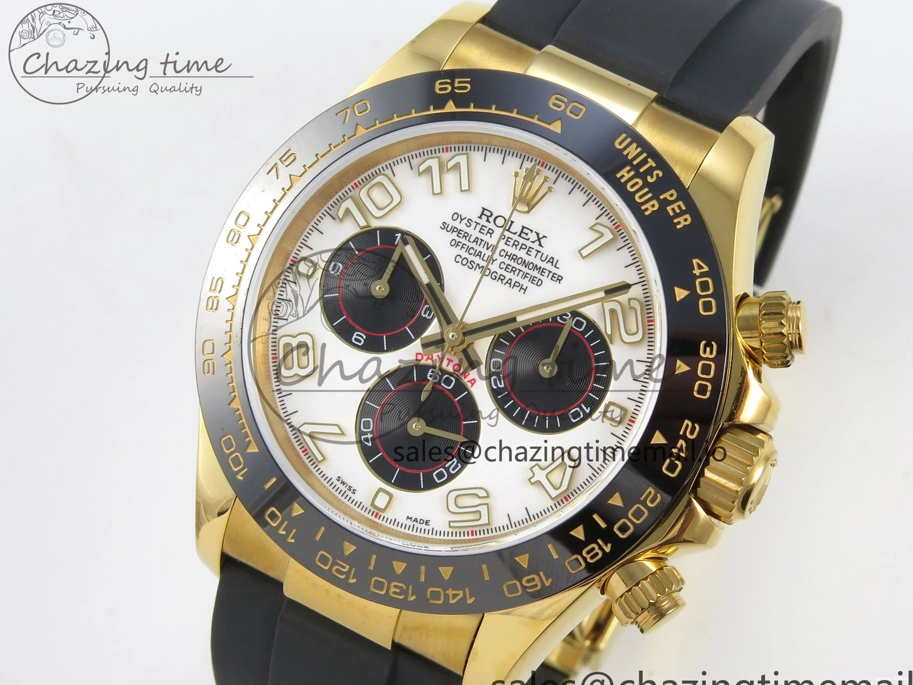 0522 HighPerformance Daytona 116518 QF 1:1 Best Edition White Black Dial on Oysterflex Strap SH4130 V11（Gain Weight） 162